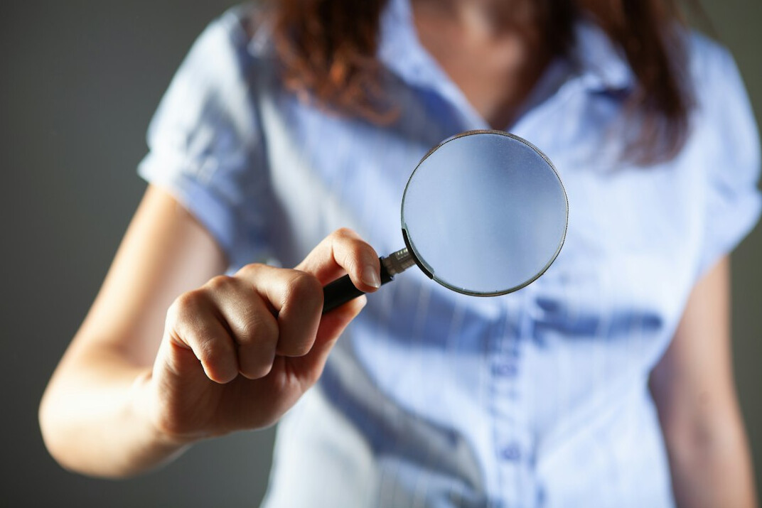 detective examining evidence